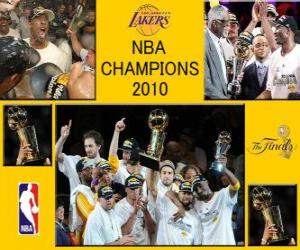Puzzle NBA Πρωταθλητές 2010 - Λος Άντζελες Λέικερς -